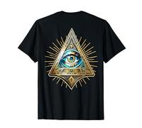 Spiritual Mystical Gaze - (Backprint) All Seeing Third Eye T-Shirt