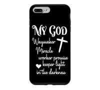 Spiritual Quote Waymaker Miracle Worker Light in Darkness Case for iPhone 7 Plus/8 Plus