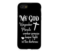 Spiritual Quote Waymaker Miracle Worker Light in Darkness Case for iPhone SE (2020) / 7/8