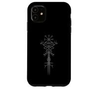 Spiritual Runes Compass Viking Nordic Warrior Mythology Case for iPhone 11