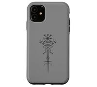 Spiritual Runes Compass Viking Nordic Warrior Mythology Case for iPhone 11