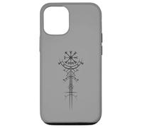 Spiritual Runes Compass Viking Nordic Warrior Mythology Case for iPhone 12/12 Pro