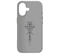 Spiritual Runes Compass Viking Nordic Warrior Mythology Case for iPhone 17
