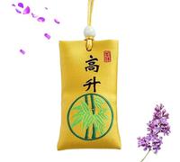 Spiritual Salt with Sachet - Traditional Chinese Pouch, Protective Energy Bag, Charm, Sacred Accessory, Handcrafted Buddhist Necklace for Hope and Protection, Classical Ritual Item,