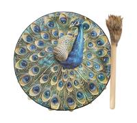 Spiritual Shamanic Drum, Bird Shaman Drum, Meditation Drum, Hand Drum, Shamanic Drums, 9.8 Inch Sound Healer, Shaman Tools for Spiritual Music, Reflection Meditation