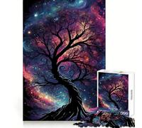 Spiritual Space Tree Jigsaw Puzzles 1000 Piece for Teenagers Mind Skill Toy Cozy Relax Design Assembly Thoughtful Gift 38x26cm