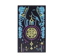 Spiritual Tarot Deck, 78 Classic Divination Cards, Meditation Oracle Set, Portable Divination Game, for Beginners Experts Practice Reading Guidance Entertainment Mindfulness Tool 4.13x2.44x1.1 Inches
