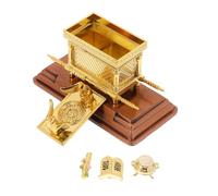 Spiritual Trinket Box Decorative Religious Box Jewish Ark Statue Biblical Decor Faith-Based Decorative Statue
