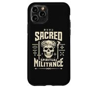 Spiritual Warfare Christian Gothic Skull Jesus Warrior Art Case for iPhone 11 Pro