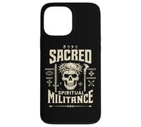 Spiritual Warfare Christian Gothic Skull Jesus Warrior Art Case for iPhone 13 Pro Max