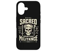 Spiritual Warfare Christian Gothic Skull Jesus Warrior Art Case for iPhone 17