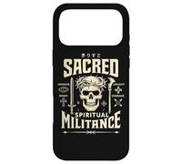 Spiritual Warfare Christian Gothic Skull Jesus Warrior Art Case for iPhone 17 Pro Max