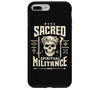 Spiritual Warfare Christian Gothic Skull Jesus Warrior Art Case for iPhone 7 Plus/8 Plus
