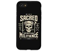 Spiritual Warfare Christian Gothic Skull Jesus Warrior Art Case for iPhone SE (2020) / 7/8