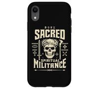 Spiritual Warfare Christian Gothic Skull Jesus Warrior Art Case for iPhone XR
