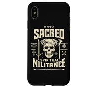 Spiritual Warfare Christian Gothic Skull Jesus Warrior Art Case for iPhone XS Max