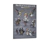 Spiritual Warfare The Seven Capital VirtuesCanvas Poster Wall Art Decoration Living Room Bedroom Decoration Poster Gift for FriendsFrame-style 16x24inch(40x60cm)