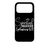 Spiritual Warrior Ephesians 6:11 Inspirational Empowerment Case for iPhone 17 Pro Max