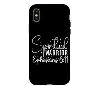 Spiritual Warrior Ephesians 6:11 Inspirational Empowerment Case for iPhone X/XS