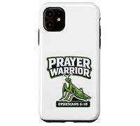 Spiritual Warrior God Prayer Warrior Praying Mantis Case for iPhone 11