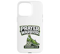 Spiritual Warrior God Prayer Warrior Praying Mantis Case for iPhone 15 Pro Max