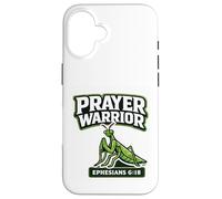 Spiritual Warrior God Prayer Warrior Praying Mantis Case for iPhone 16