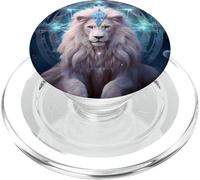 Spiritual White Lion PopSockets PopGrip for MagSafe
