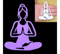 Spiritual Woman Practicing Meditation Yoga Metal Cutting Die, Card Making, Stencil, Scrapbooking, Paper Crafts, Photo Album, G9