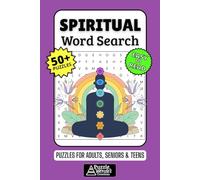 Spiritual Word Search Puzzle Book: 50+ Fun & Easy-to-Read Puzzles Exploring Faith, Energy & The Soul's Journey, Gift for Spiritual Seekers & Mindful Souls, Adults, Seniors & Teens