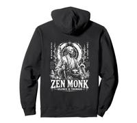 Spiritual ZEN MONK SILENCE IS THUNDER Meditation Pullover Hoodie