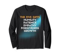 Spirituality Mindfulness Quote Inspirational Humility Long Sleeve T-Shirt