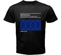SPIRITUALIZED Men's Black Men T Shirt Black