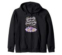 Spiritually Bankrupt Energetically Cute Tarot Zip Hoodie