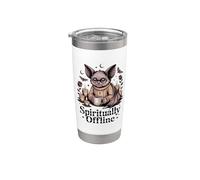 Spiritually Offline Cozy Bat Coffee Stainless Steel Insulated Tumbler