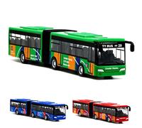 Spiritzohic Bus Car, Play Vehicles Bus Model Car Pull Back Vehicle Alloy Diecast Vehicles Mould Pull-Back Buss Cars Model Mini Friction Powered City Play Vehicle Gift for Birthday Carnival(Yellow)