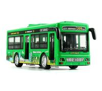 Spiritzohic Bus Car, Play Vehicles Bus Model with Lights and Sounds Car Pull Back Vehicle Alloy Diecast Vehicles Mould Pull-Back Buss Cars Model Mini Friction City Play Vehicle for Birthday Carnival