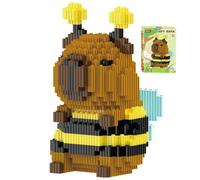 Spiritzohic Capybara Building Blocks Set, DIY Blocks Micro Building Block Sets DIY Buildings Sets 3D Puzzle Brick Creativity Bricks Micro Construction Bricks Gift for Birthday Carnival