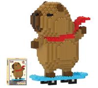 Spiritzohic Capybara Building Blocks Set, DIY Blocks Micro Buildings Block Sets DIY Building Sets 3D Puzzle Brick Creativity Bricks Micro Construction Bricks Gift for Birthday Carnival