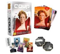 Spiritzohic Coup Card Game, Game from The World of The Resistance,Fun Bluffing Party Game for 2-6 Players 15 Minute Playing Time Party Game for Kids and Adults Ages 14+
