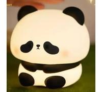 Spiritzohic Panda Night Light, LED Soft Silicone Light 7 Colors Lamp Rechargeable Touch Lights with Timer Soft Silicone Nightlight LED Touch Lamp for Toddler Bedroom and Room Decor