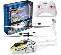Spiritzohic Remote Control Helicopter, Aircraft Model RC Helicopters Radio Controlled Aircraft Indoor RC Flying Gift for Birthday, Christmas(Yellow)