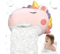 Spiritzohic Unicorn Baby Bath Toys, Unicorn Bath Bubble Machine Automatic Musical Bubble Machine Bathtime Bathtub Toy Bubbles Maker Toys with Music Fun Shower Toy Gifts for Kids