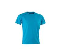 Spiro Adults Unisex Impact Aircool Tee (XL) (Ocean Blue)