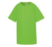 Spiro Boy's Performance Aircool T-Shirt in Lime | Size: 3-4 Years Spiro Lime 3-4 Years