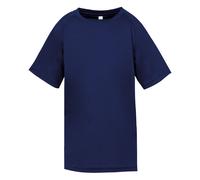 Spiro Boy's Performance Aircool T-Shirt in Navy | Size: 9-10 Years Spiro Navy 9-10 Years