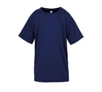 Spiro Chidlrens Impact Performance Aircool T-Shirt in Navy | Size: 7-8 Years Spiro Navy 7-8 Years