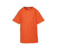 Spiro Chidlrens Impact Performance Aircool T-Shirt in Orange | Size: 5-6 Years Spiro Orange 5-6 Years