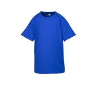 Spiro Chidlrens Impact Performance Aircool T-Shirt in Royal | Size: 5-6 Years Spiro Royal 5-6 Years