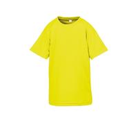 Spiro Chidlrens Impact Performance Aircool T-Shirt in Yellow | Size: 3-4 Years Spiro Yellow 3-4 Years