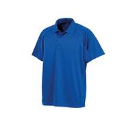 Spiro Impact Performance Aircool Polo Shirt, Royal Blue, 3XL, Quick Dry, Breathable